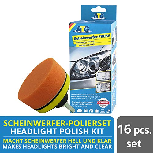 ATG | Scheinwerfer Aufbereitung Set | Scheinwerfer-FRESH | Polierset | Plexiglas Politur | ATG112