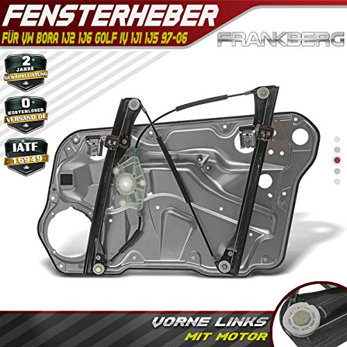Fensterheber Elektrisch Mit Metallplatte Ohne Motor Vorne Links für Bora Variant 1J2 1J6 Golf IV Variant 1J1 1J5 1997-2006 4/5 Türer 1J4837461