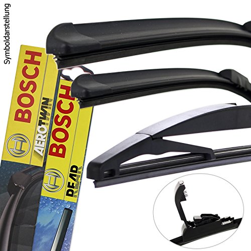 Original Bosch Aerotwin Retrofit Scheibenwischer Wischblätter Set Vorne + Hinten Komplettsatz