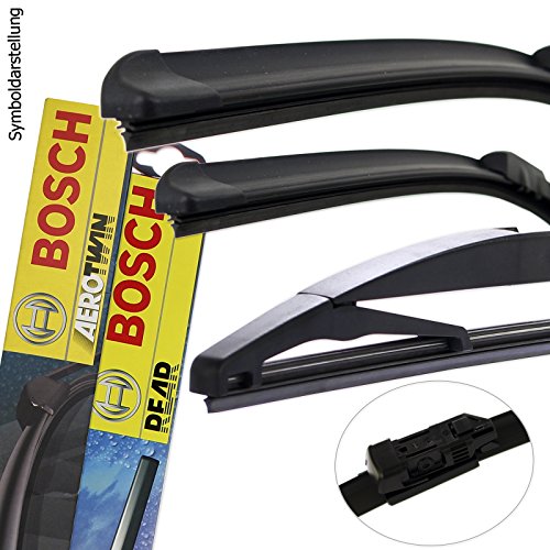 Original Bosch Aerotwin Retrofit Scheibenwischer Wischblätter Set Vorne + Hinten Komplettsatz