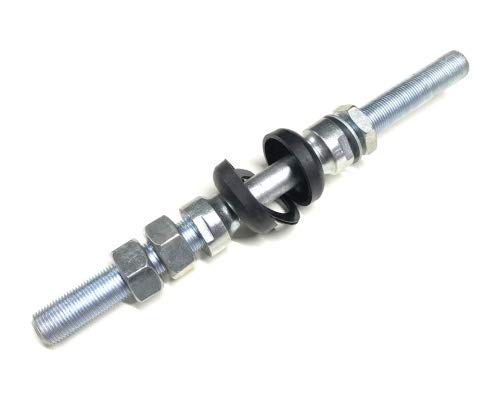 Hinterrad Achse 12mm komplett mit Konus Lagerschalen für Maxi