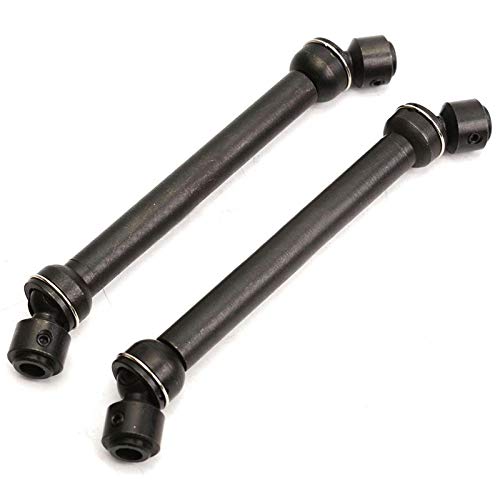 L-Yune,bolt 2pcs 105mm-150mm Schwarz Antriebswelle Edelstahl Universal-Antrieb Getriebe-Wellen for D90 SCX10 RC Auto-Zubehör