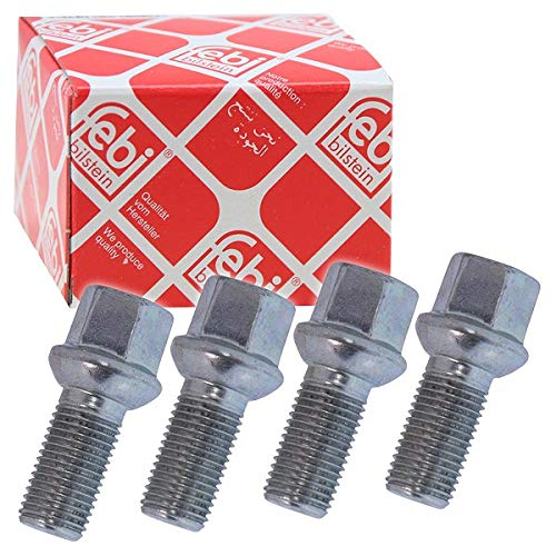 4x FEBI BILSTEIN RADSCHRAUBEN M14x1,5×27 mm VERZINKT SW17 RADBOLZEN RADSCHRAUBE